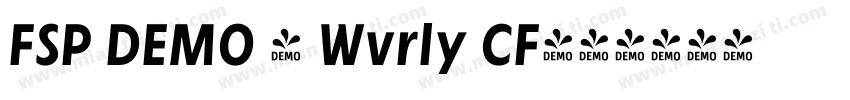 FSP DEMO - Wvrly CF字体转换